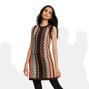 NWT Missoni for Target Chevron Knit Sleeveless Lined Dress- Womens Size Small